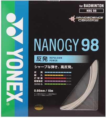 YONEX バドミントン ガット ナノジー98 NBG98 - スポーツたきぐち倶知安店 サイバーショップ