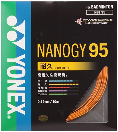 YONEX バドミントン ガット ナノジー95 NBG95 - スポーツたきぐち