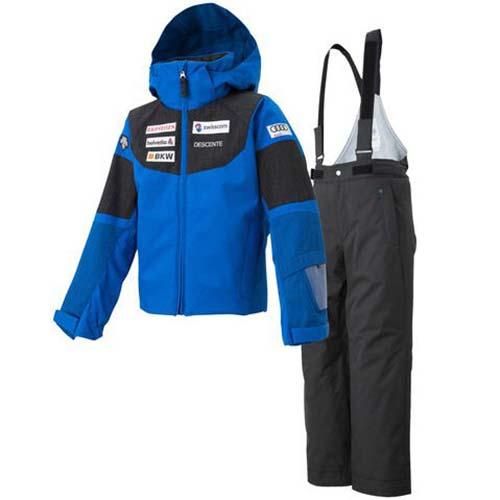 現品限り】DESCENTE デサント スイスチームレプリカJR ブルー