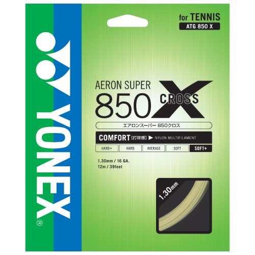 YONEX（ヨネックス） 硬式テニス ガット AERON SUPER 850 CROSS エアロンスーパー850クロス #ATG850X -  スポーツたきぐち倶知安店 サイバーショップ