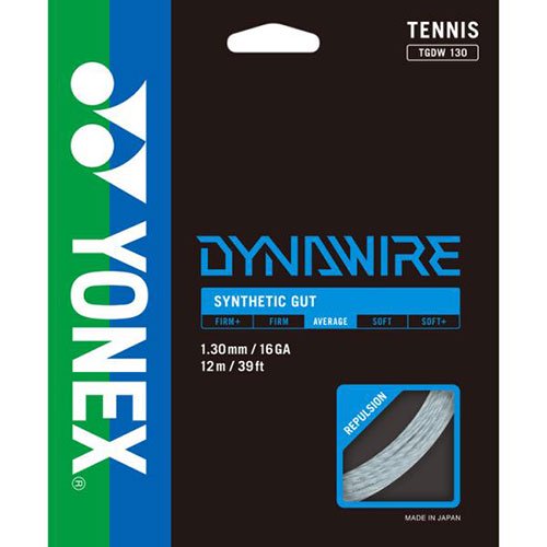 YONEX(ヨネックス)「DYNAWIRE 130（ダイナワイヤー） 気まずく TGDW130」硬式テニスストリング（ガット）【KPI】