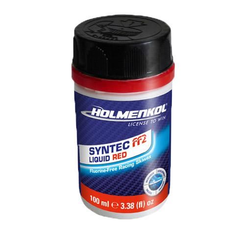 HOLMENKOL（ホルメンコール）SYNTEC シンテックFF2 リキッド レッド(100ml) 雪温-6~-12℃湿度のある雪「Fluorine  Free(フッ素フリー)」 - スポーツたきぐち倶知安店　サイバーショップ