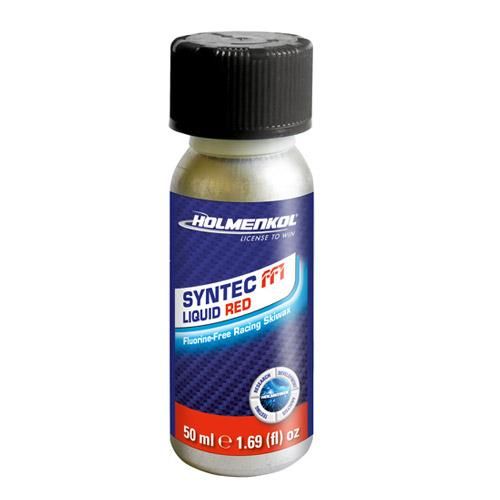 HOLMENKOL（ホルメンコール）SYNTEC シンテック FF1 リキッド レッド (50ml) 雪温-6~-12℃湿度のある雪「Fluorine  Free(フッ素フリー)」 - スポーツたきぐち倶知安店　サイバーショップ