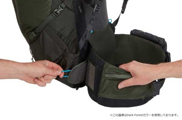 「登山・ハイキング・旅行におすすめな軽量バックパック」スーリー（THULE） Versant (Deep Teal) 50L Womens  リュックサック - スポーツたきぐち倶知安店　サイバーショップ