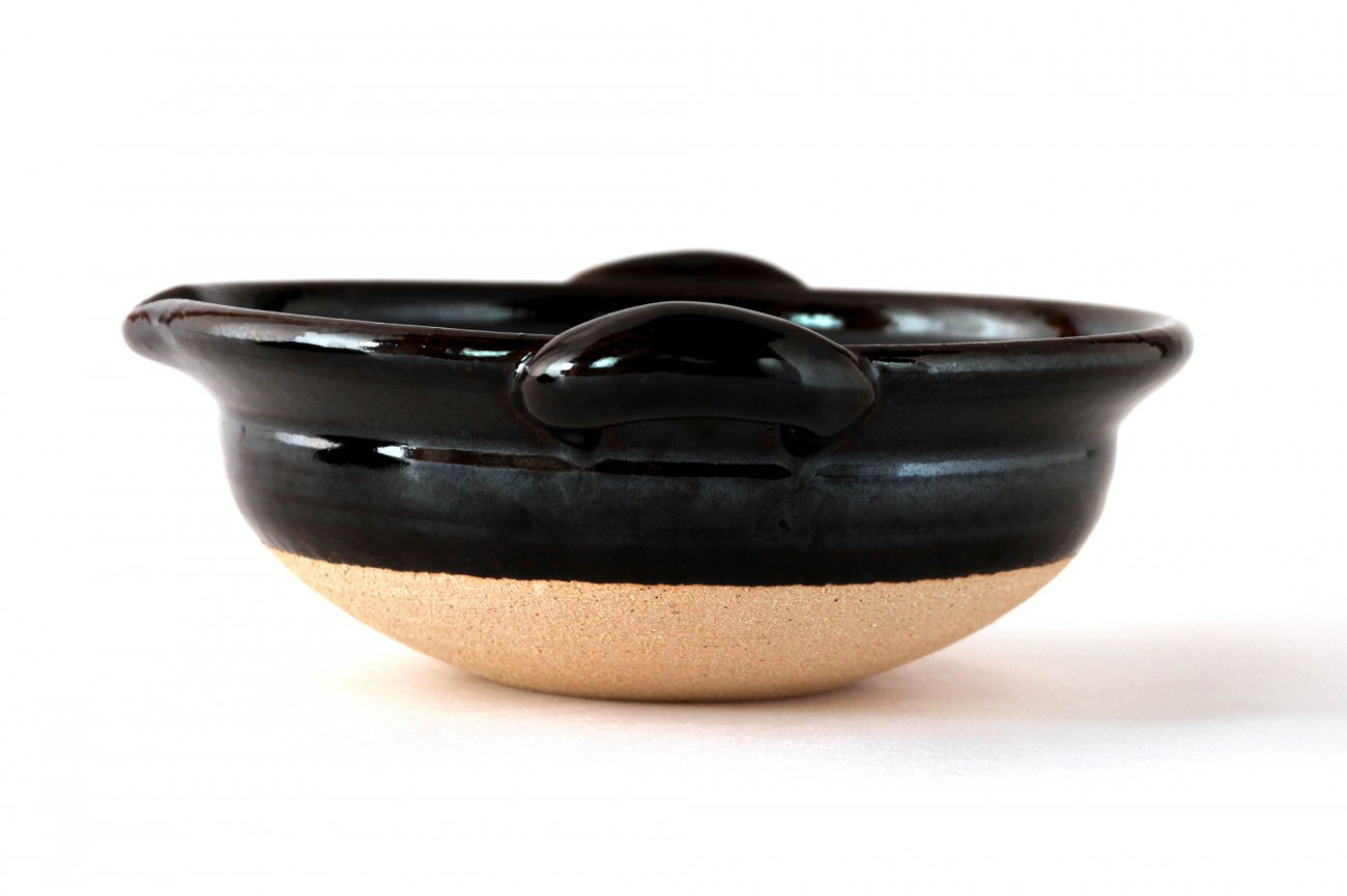 口付黒鍋（9寸） - 土楽 | 伊賀の里の土楽窯
