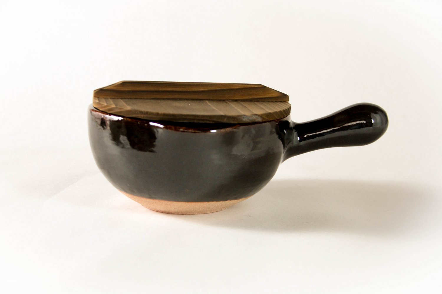 片手鍋 アメ釉（6寸） - 土楽 | 伊賀の里の土楽窯