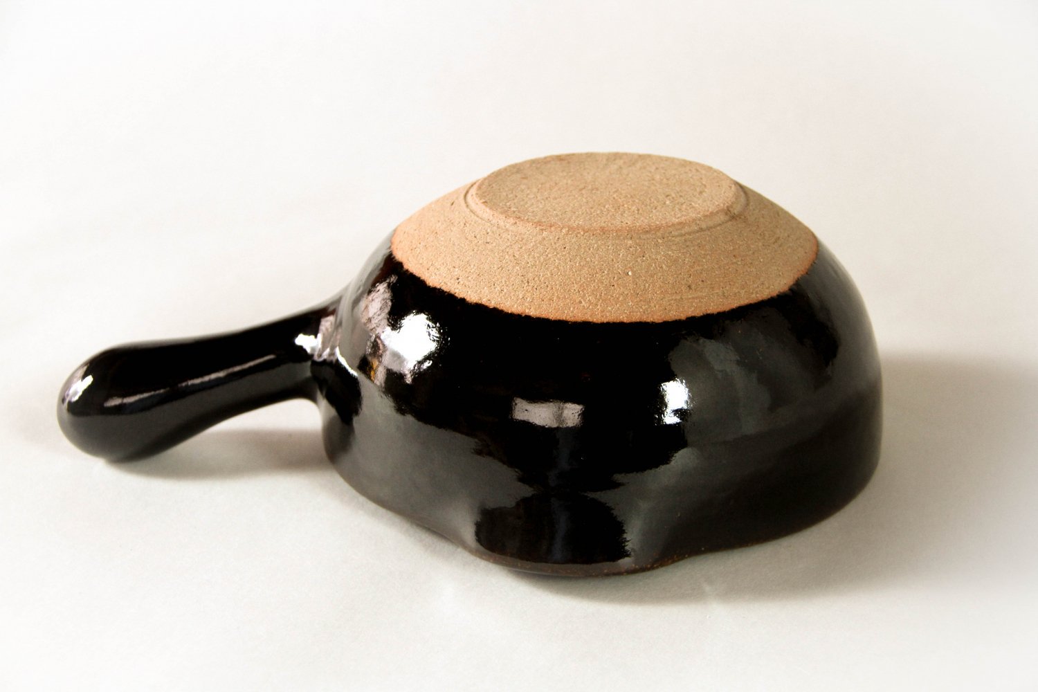 片手鍋 アメ釉（6寸） - 土楽 | 伊賀の里の土楽窯