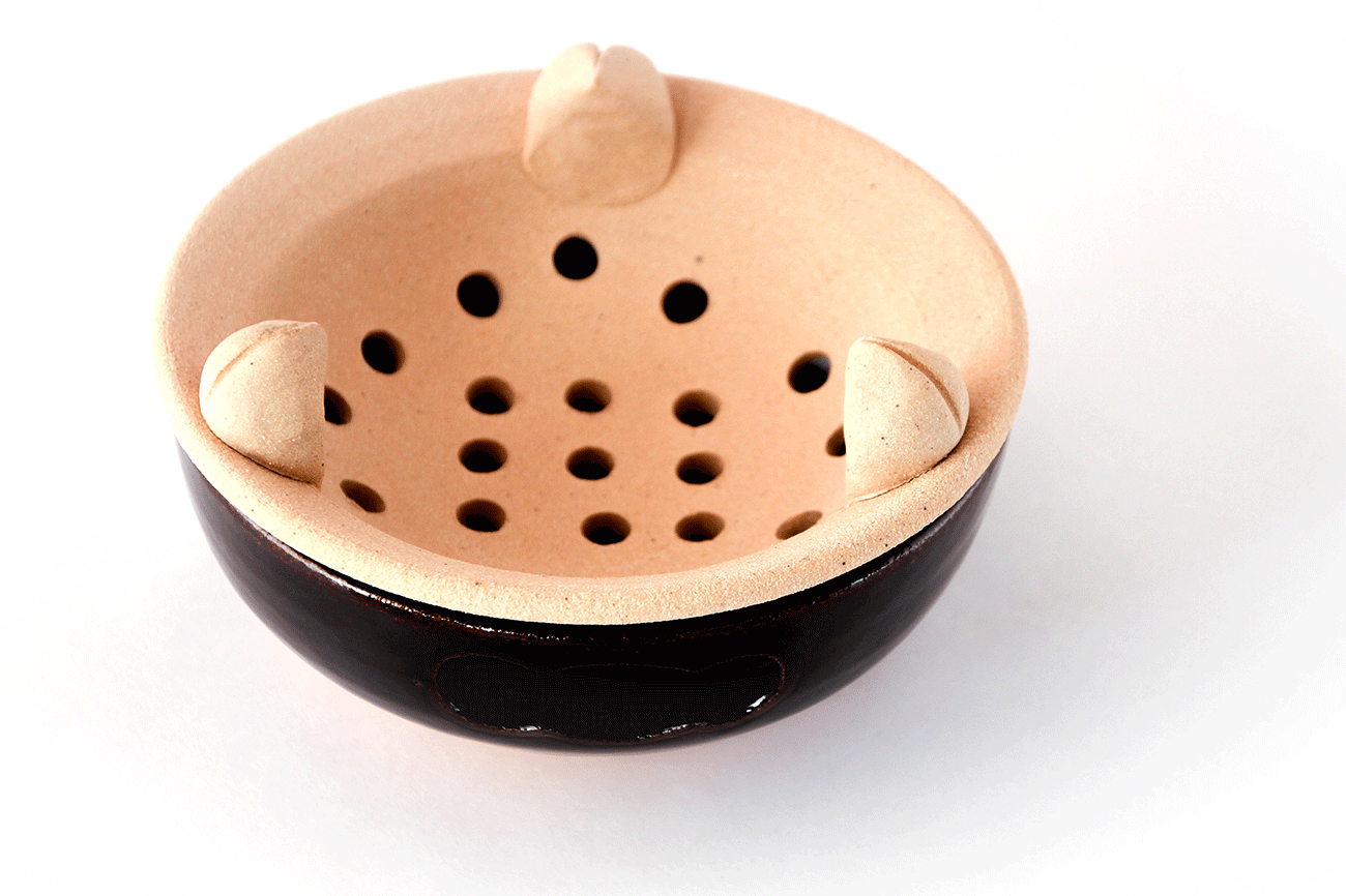 土楽 黒鍋（縄手） 9寸 調理器具