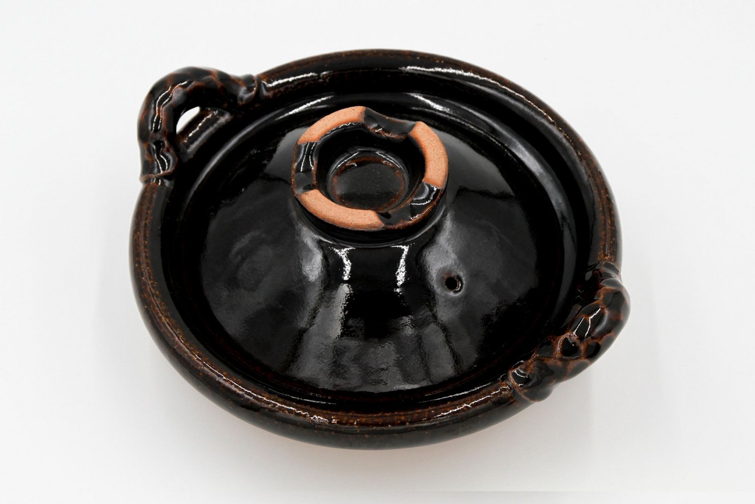 黒鍋（6寸縄手） - 土楽 | 伊賀の里の土楽窯