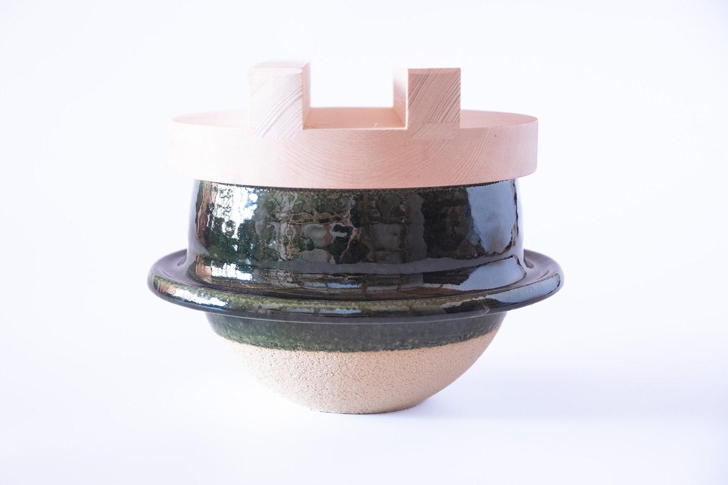 青羽釜 (2合炊き) - 土楽 | 伊賀の里の土楽窯