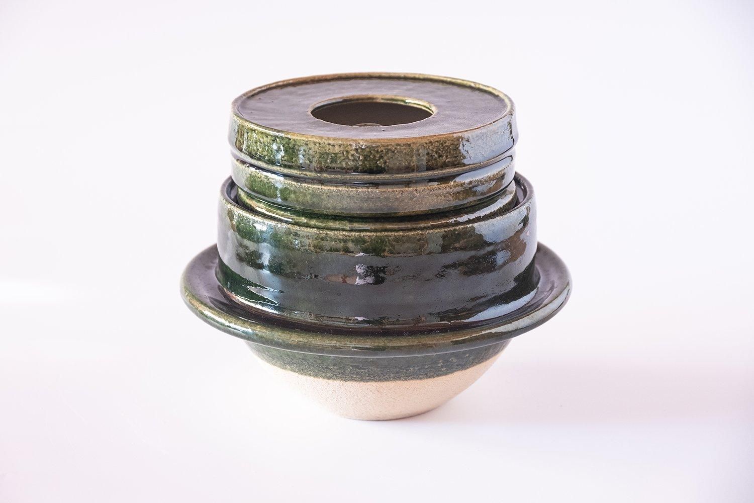 珍しい小ぶりな羽釜　23cm 骨董　鉄羽釜　蓋付き imgrc0124584958.jpg