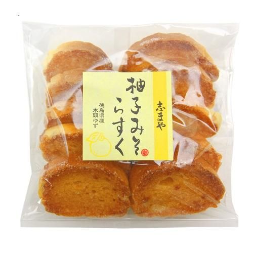 柚子みそラスク 【志まや味噌】 10枚入り