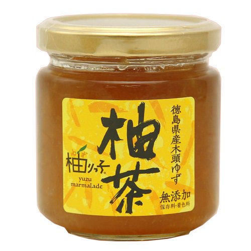 柚茶【柚りっ子】木頭ゆずと北海道産てん菜糖だけでつくりました。