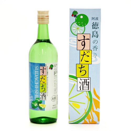 すだち酒(720ml)【本家松浦酒造場】 清酒作りにかかせない豊かな吉野川の恵みが、すだちの香りや酸味と出会いました！
