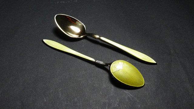 アンデルセン　デミスプーン　エナメル・純銀・金張 - SMT ART Antique Tableware Collection