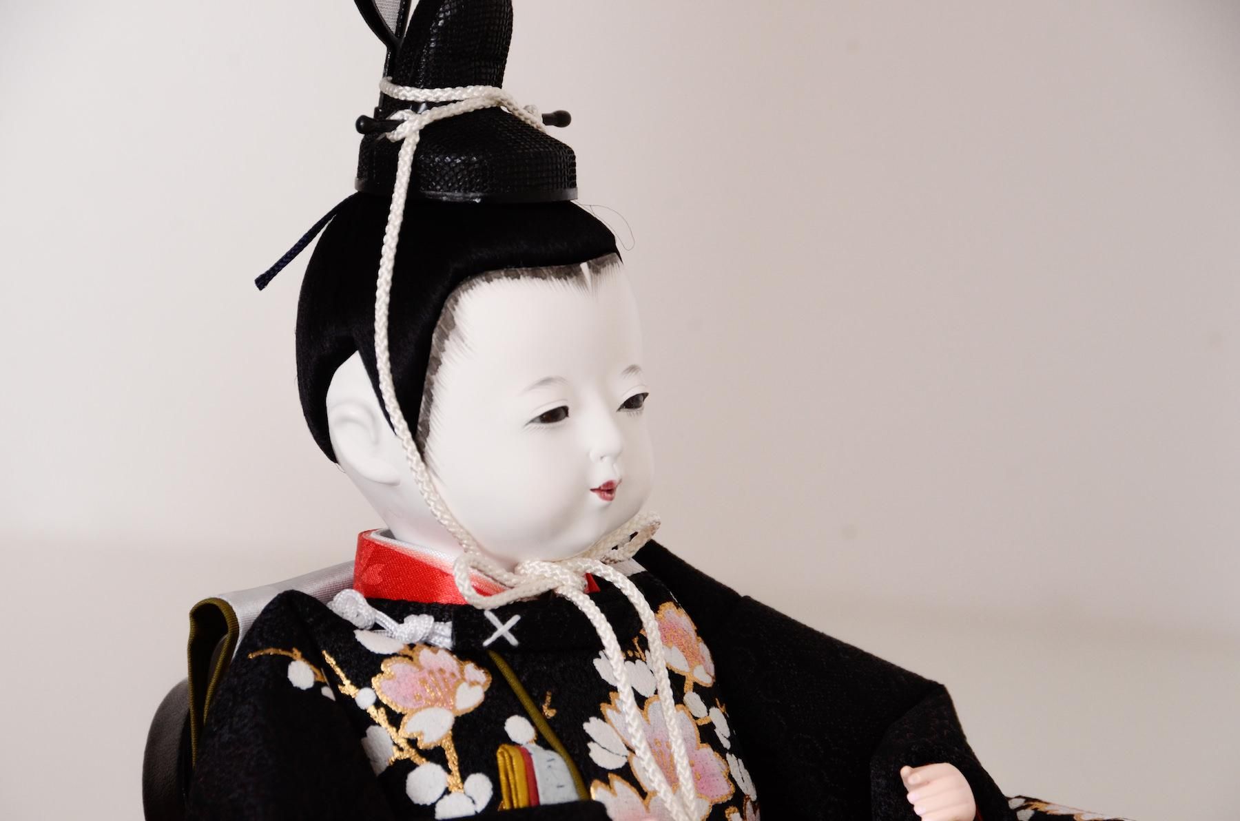 ひな人形 大三五 桐塑頭 小倉草園 味岡映水