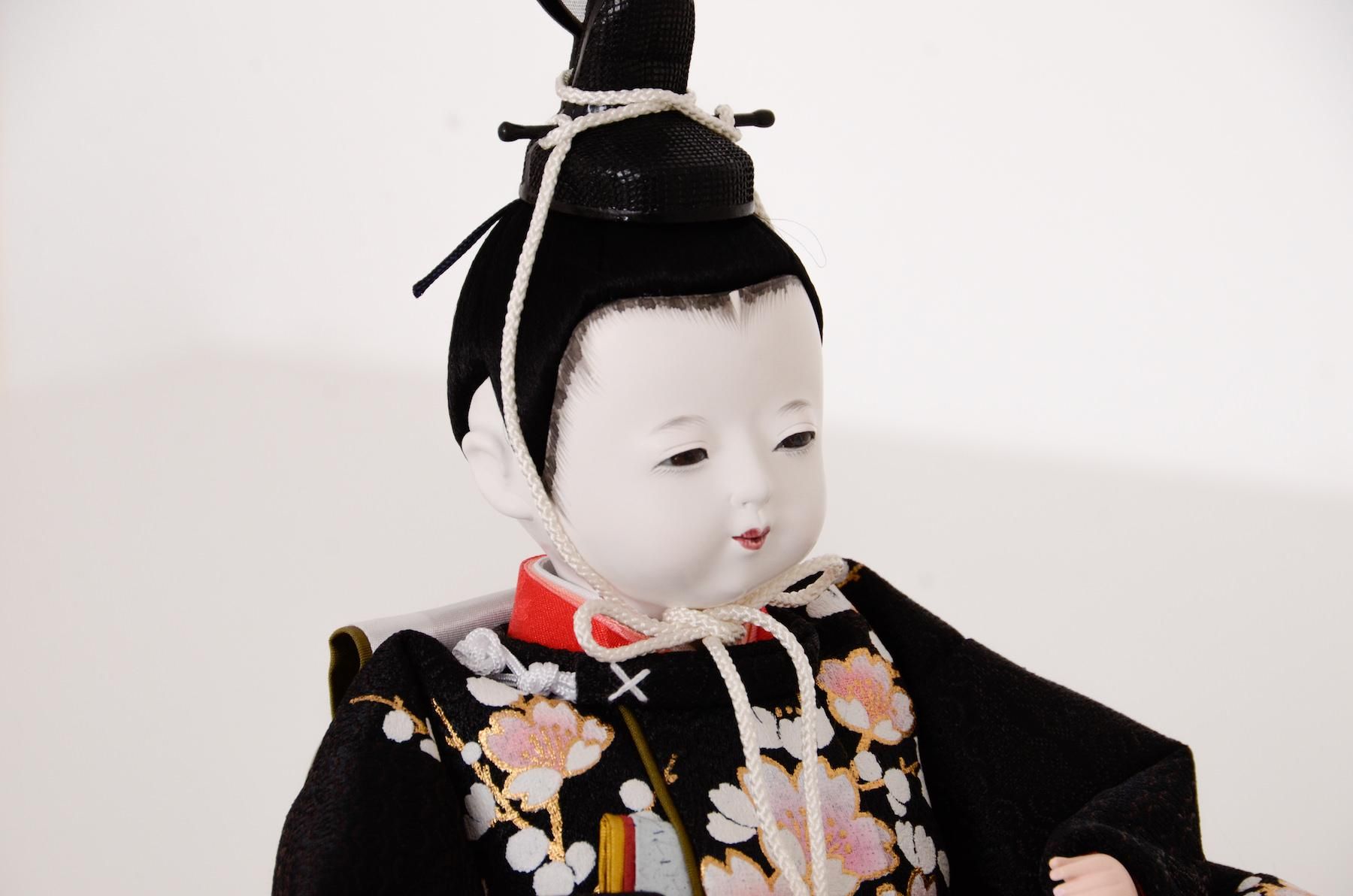 味岡映水　おぼこ　雛人形 ひな祭り ひな人形 大三五 桐塑頭 小倉草園 味岡映水