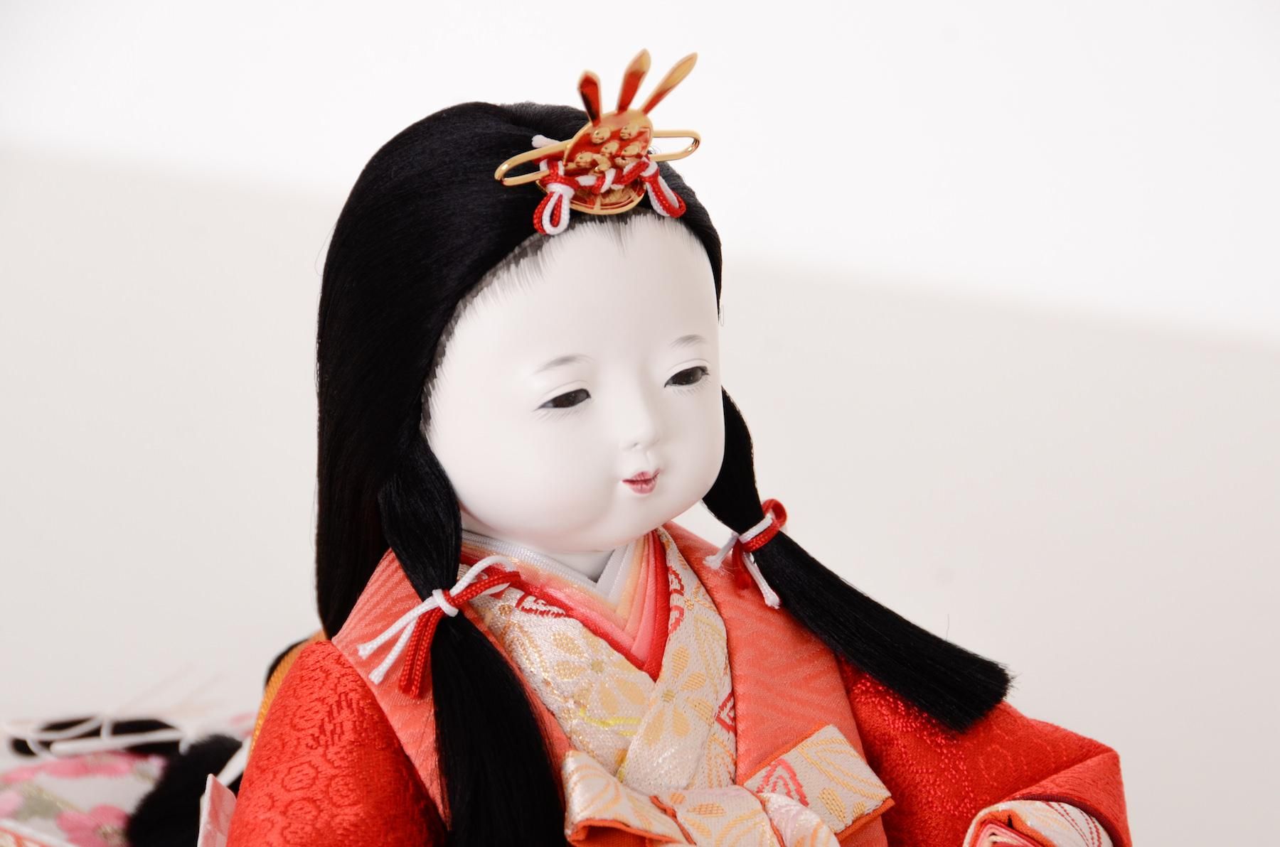 ひな人形 大三五 桐塑頭 小倉草園 味岡映水