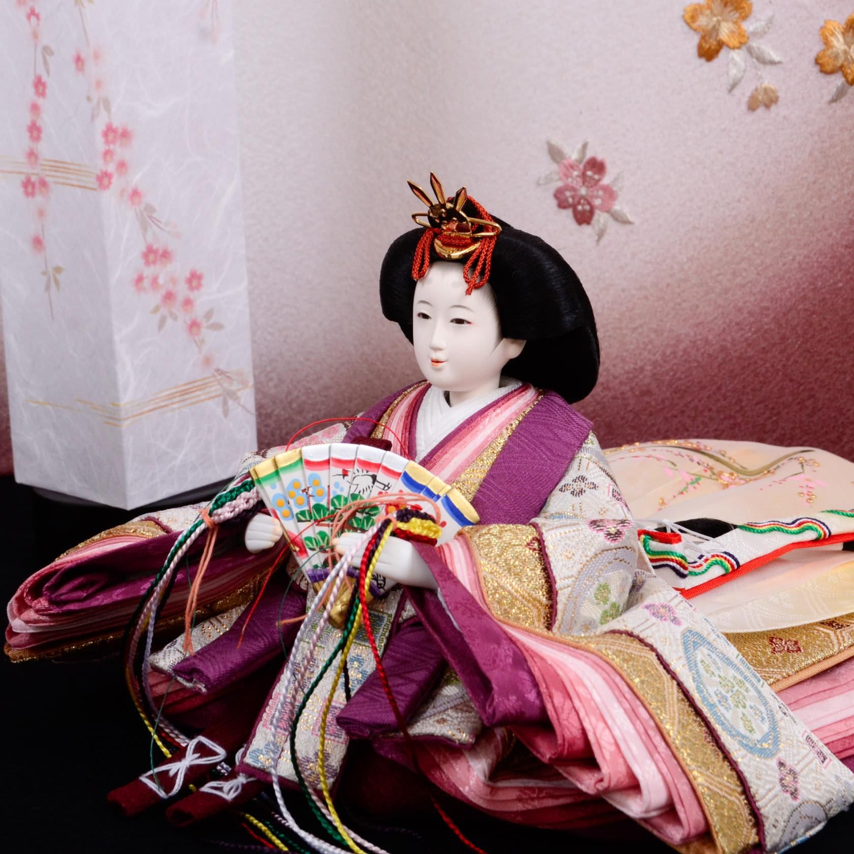 雛人形 立ち雛 菊花 平安優香