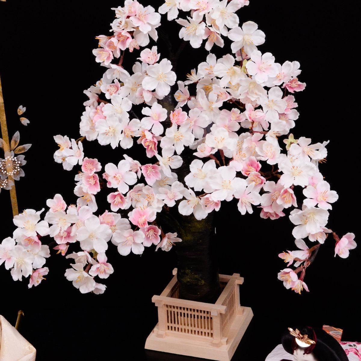 雛人形 大三五 親王飾り 見返り桜