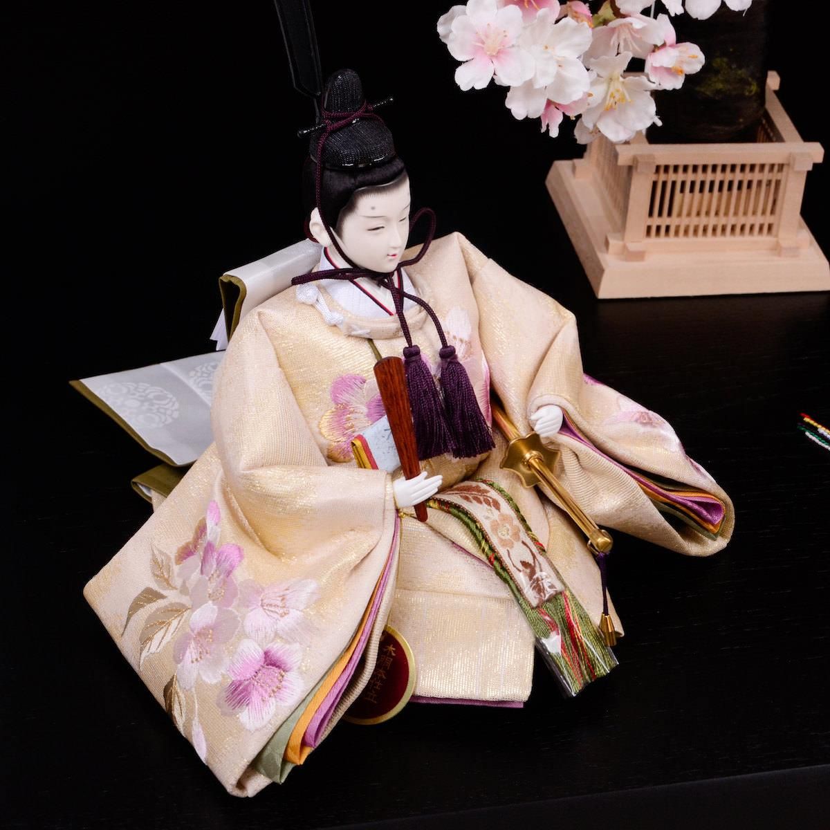 彩香作 収納式親王飾 ｜雛人形・五月人形なら人形の和光