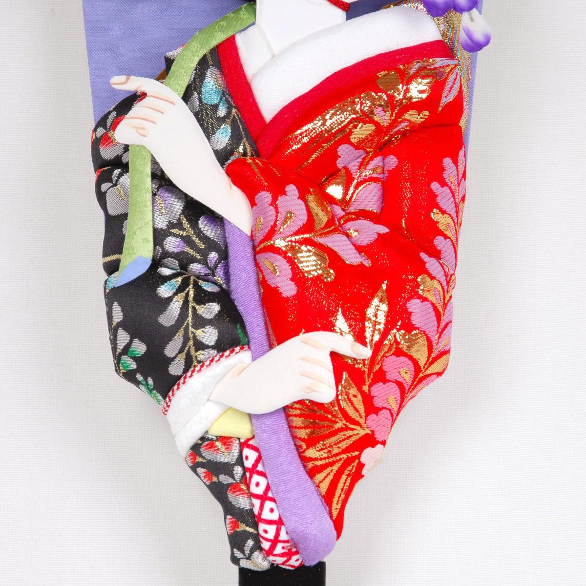 清香15号 藤娘 木目込羽子板