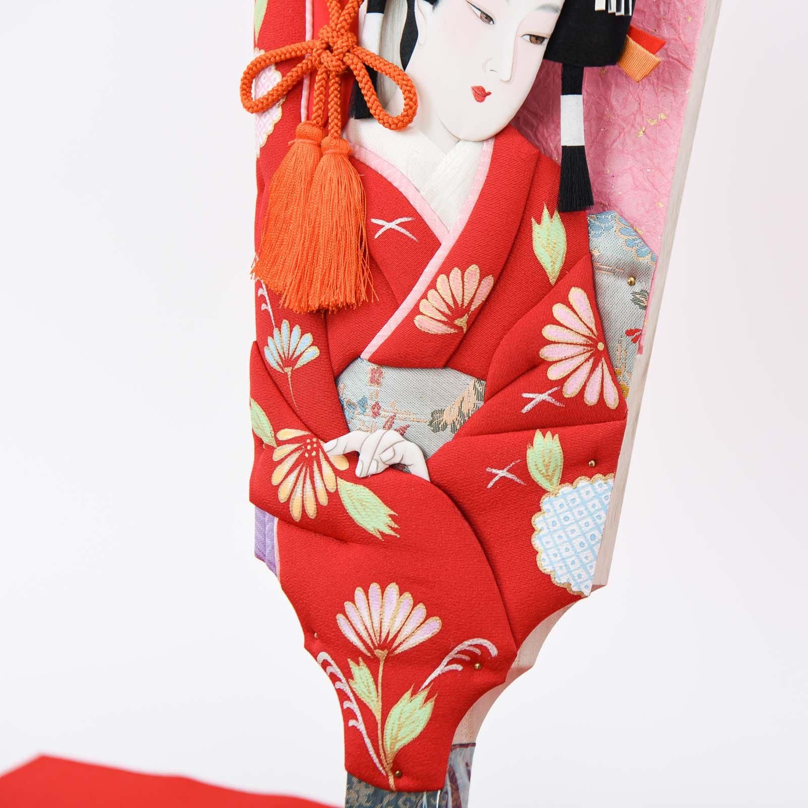 押絵羽子板 八重垣姫 製作キット 飾り台付き 押絵羽子板 八重垣姫 製作キット 飾り台付き