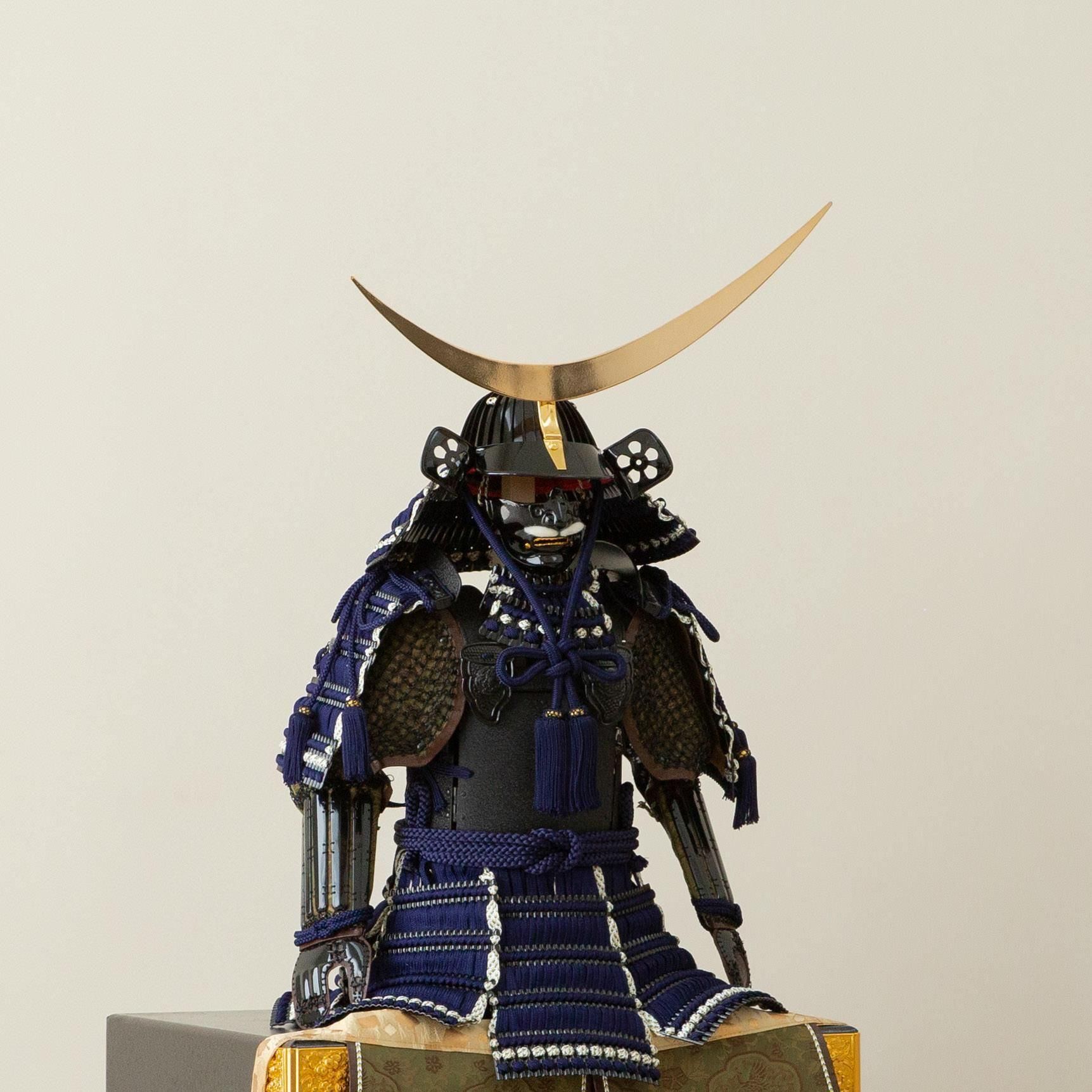 鎧飾り 1/3伊達政宗鎧飾 尾形光琳屏風 大越忠保作 鎧飾り 1/3伊達政宗鎧飾 尾形光琳屏風 大越忠保作