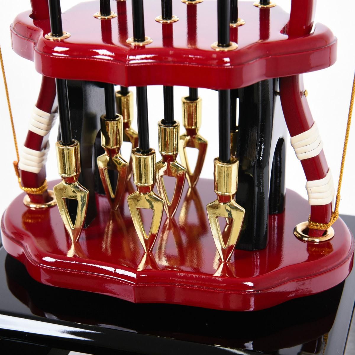 新品未使用　6号 パノラマケース入り破魔弓 天然羽根 コンパクト 破魔矢 6号 ホワイトパノラマケース入り破魔弓 「寿」 国鳥 天然本キジ