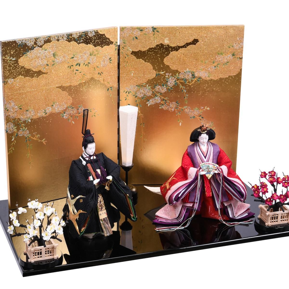 雛人形 立ち雛 恵林雛 洛中桜