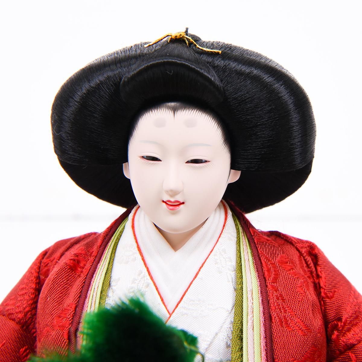 ひな人形 京六番親王 五人飾り 本金青 清水久遊 ひな人形 京六番親王 五人飾り 本金青 清水久遊