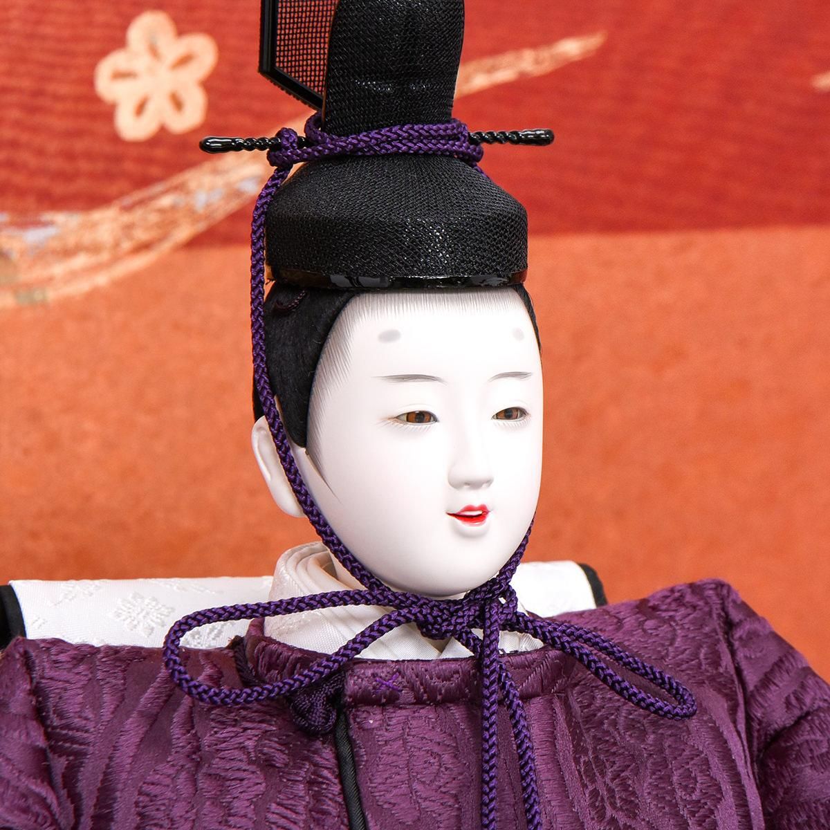 ひな人形 京六番親王 五人飾り 本金青 清水久遊 ひな人形 京六番親王 五人飾り 本金青 清水久遊