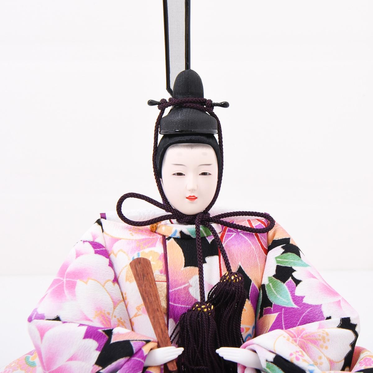 ひな人形 小十番 親王飾り 友禅 祥秀作