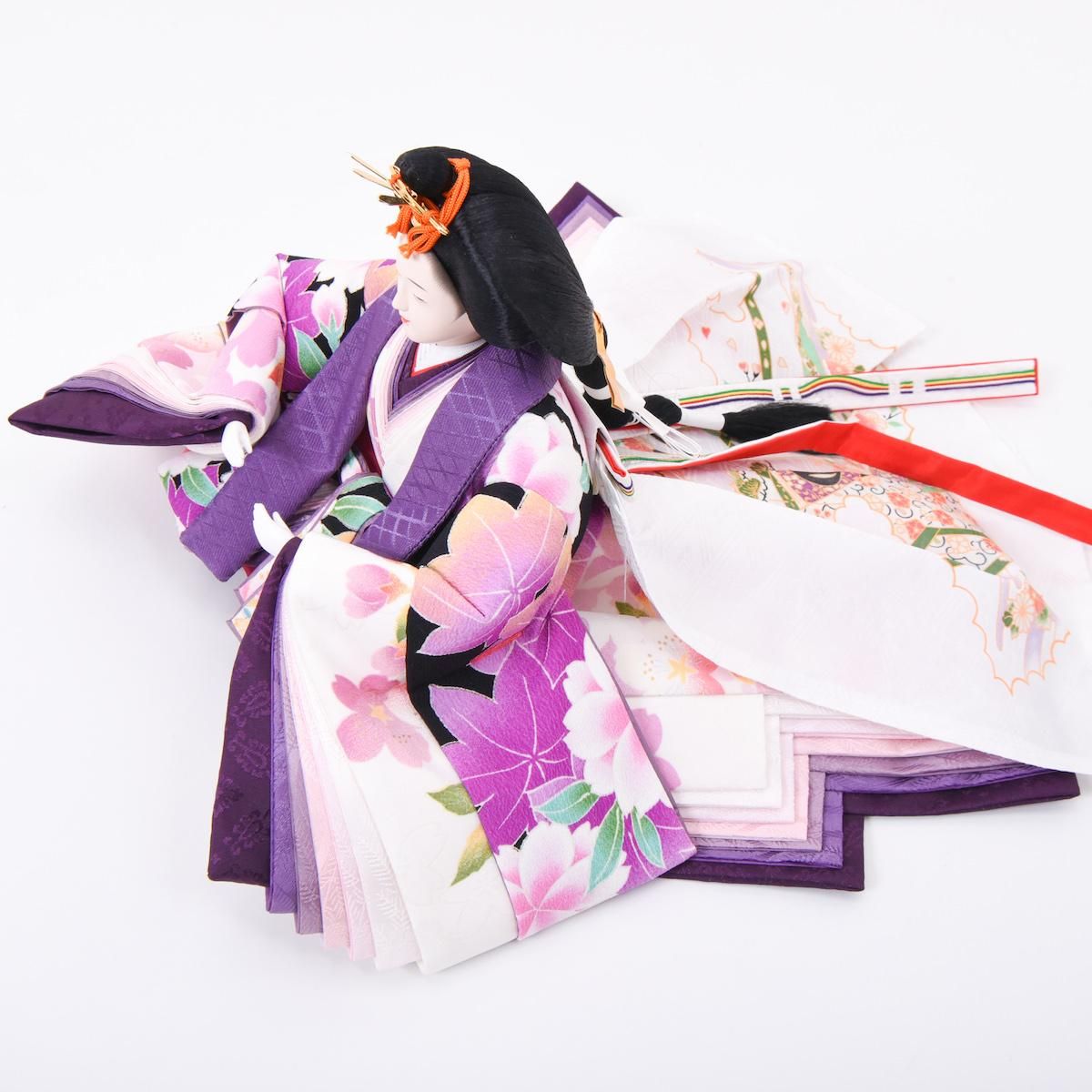 ひな人形 小十番 親王飾り 友禅 祥秀作