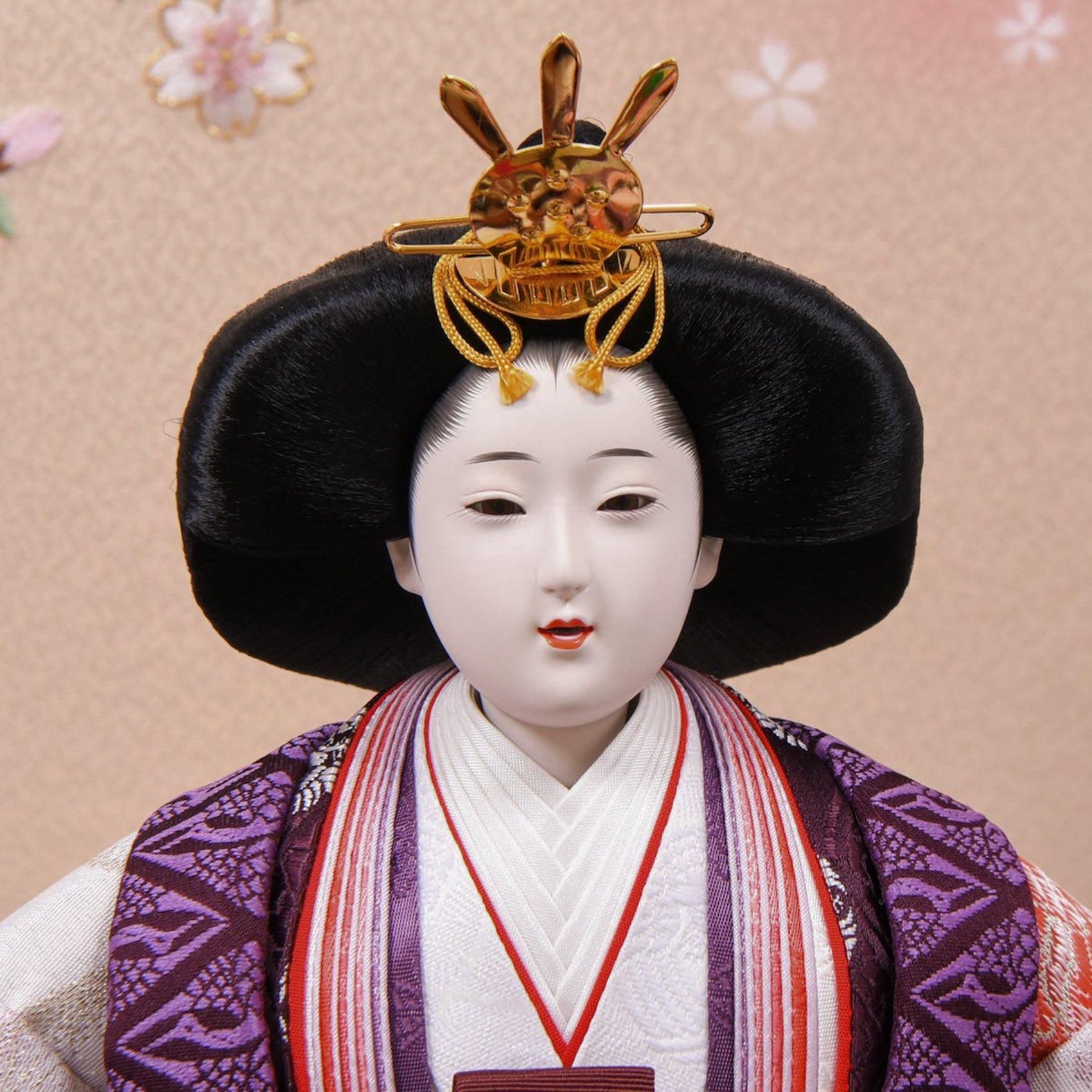 ひな人形 親王飾り 蘇芳帯織 祥秀作