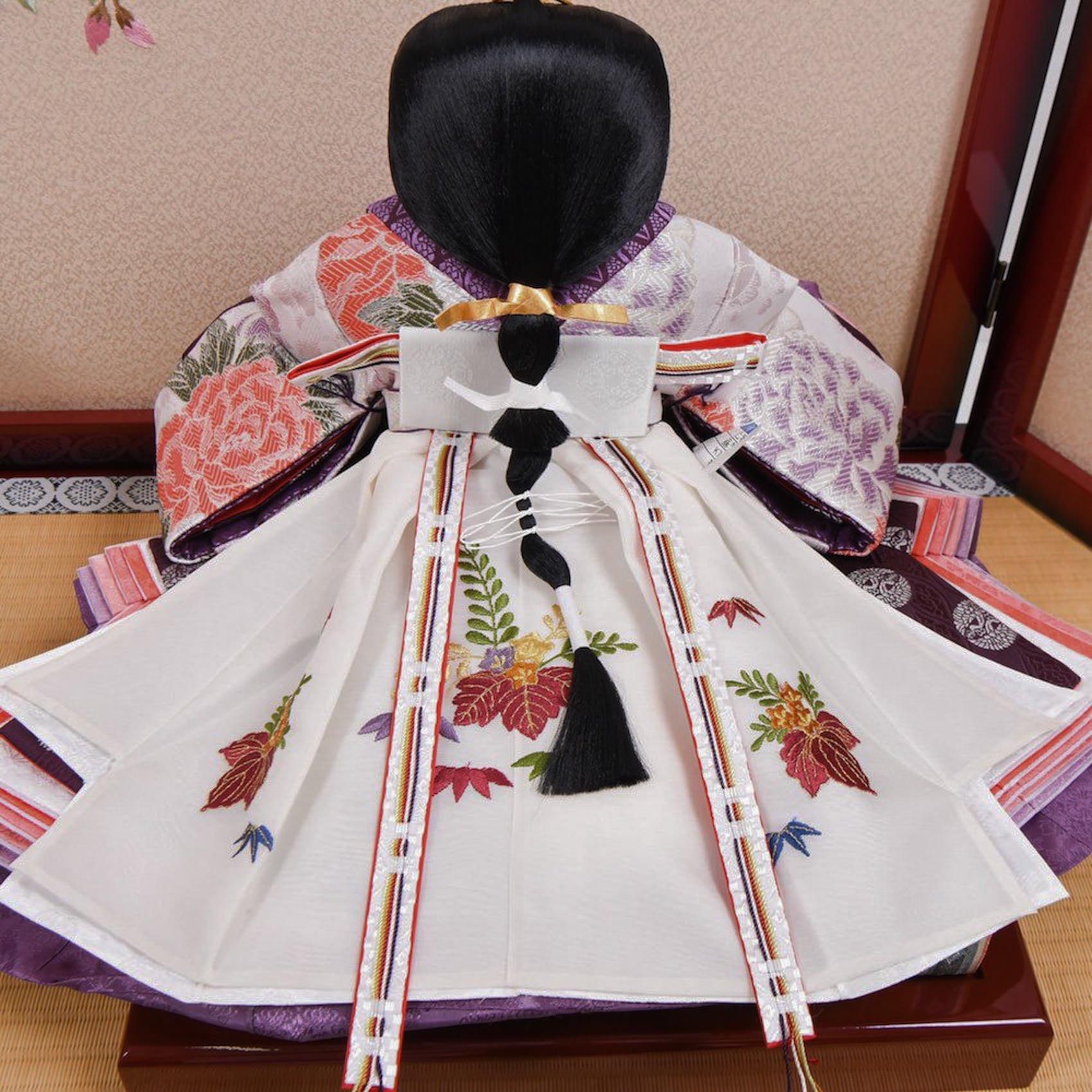 ひな人形 親王飾り 蘇芳帯織 祥秀作