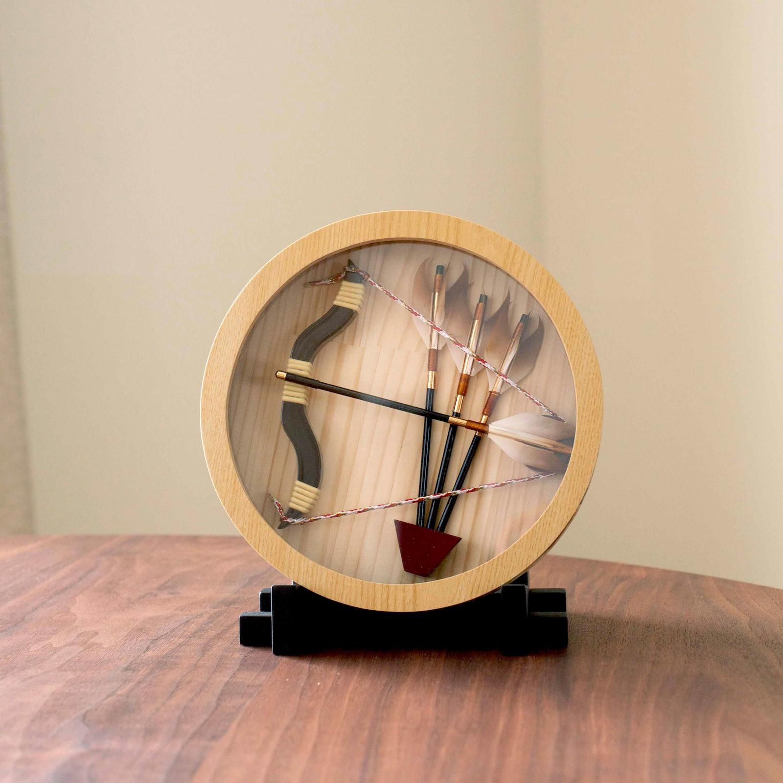 5号壁掛け白木仁和(破魔弓 破魔矢 インテリア スタイリッシュ モダン