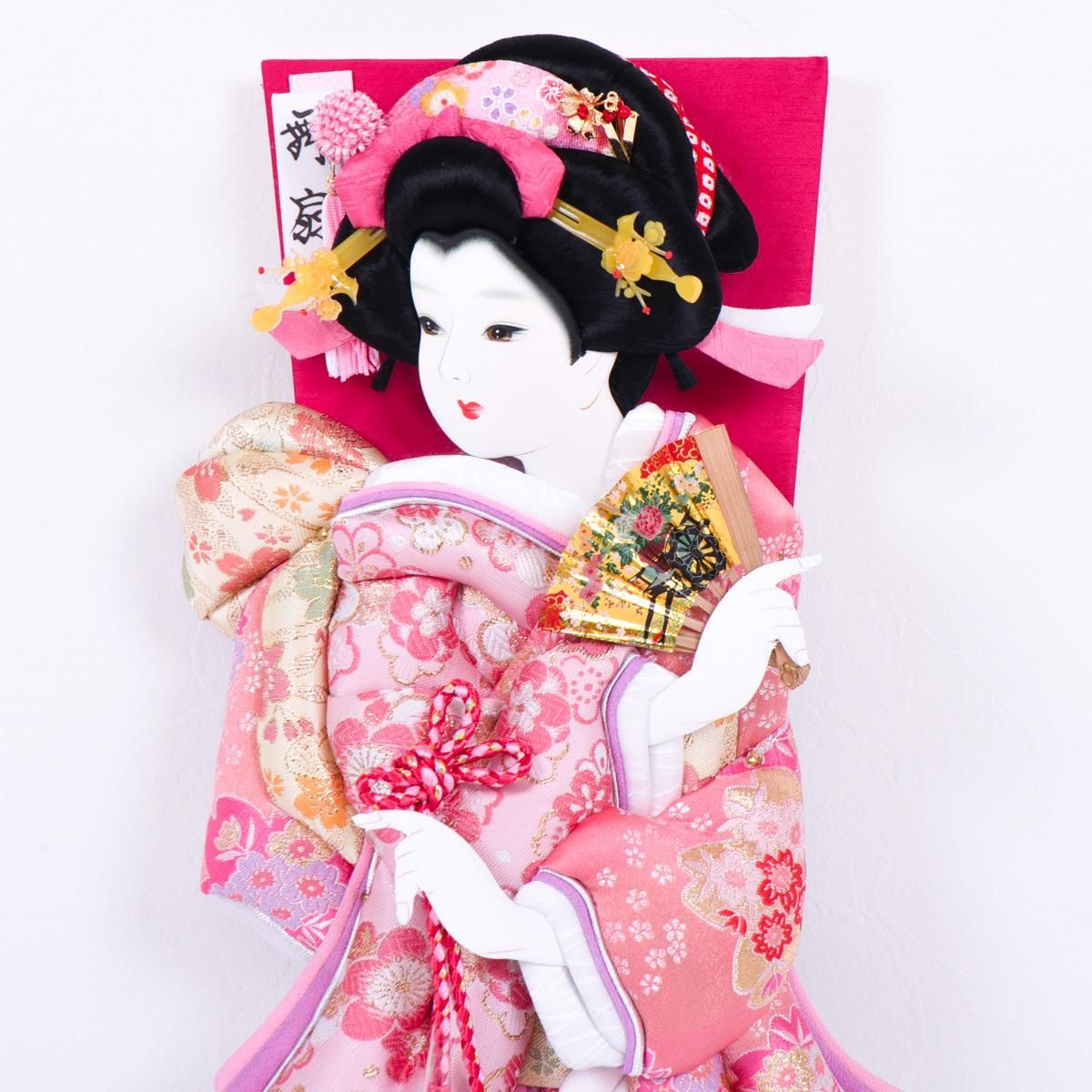 正月飾り★羽子板15号★展示品 15号 壁掛け羽子板 西陣金襴 匠一好(匠一好 羽子板 初正月 女の子 正月