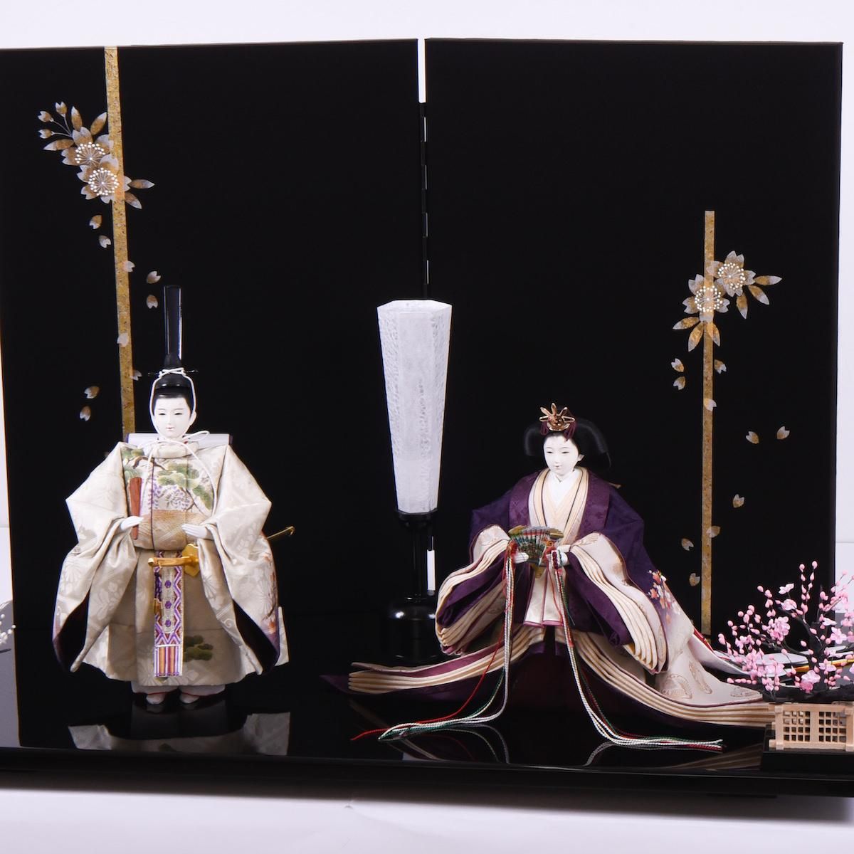 ひな人形 立ち雛 友禅 熊倉基安