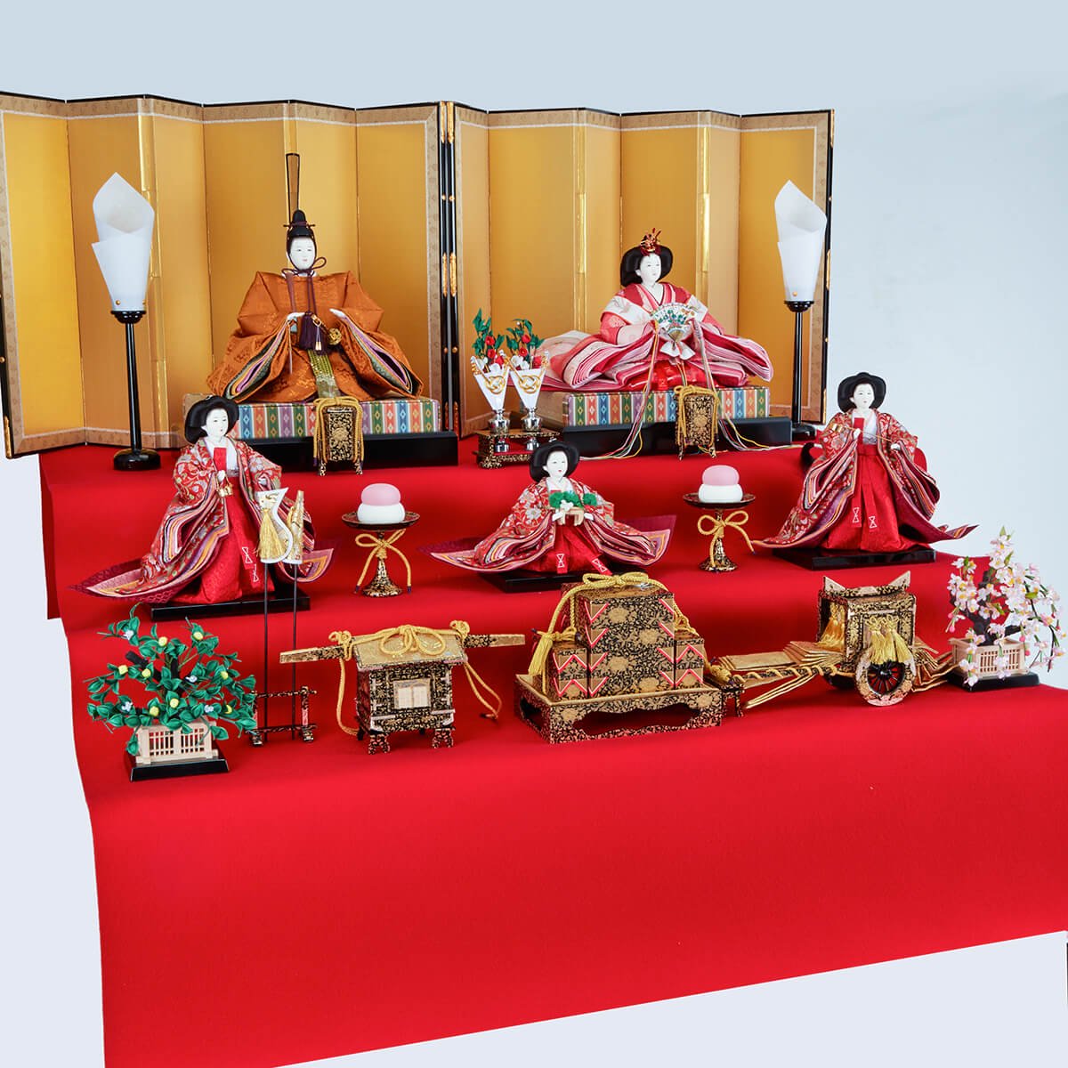 雛人形 三段飾り 京雛 - 年中行事