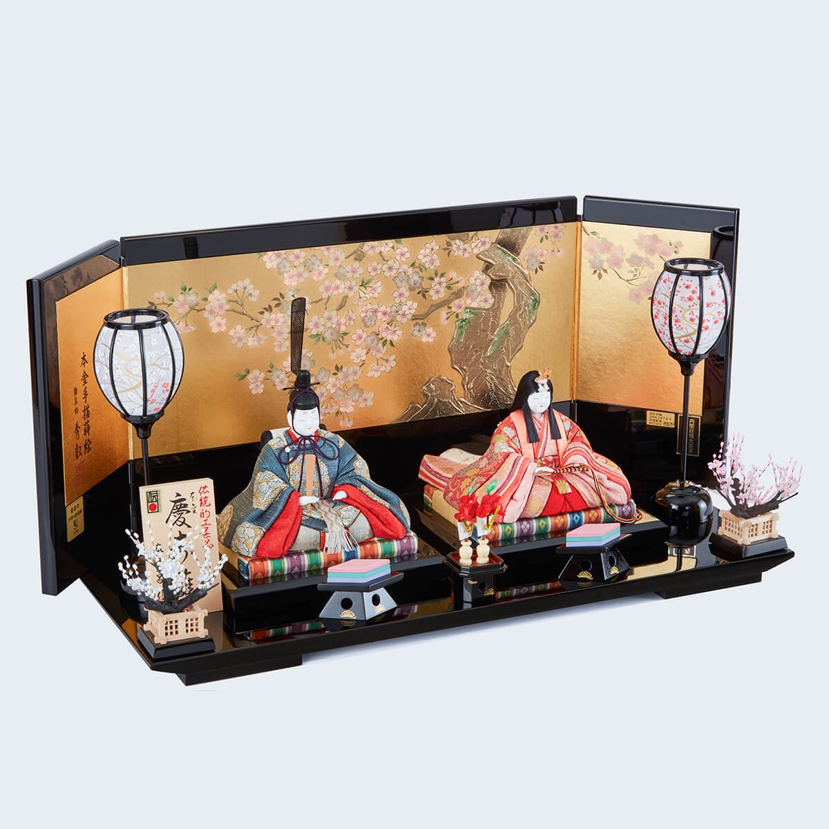 木目込人形 真多呂 本金 正絹 慶寿雛 伝統的工芸品