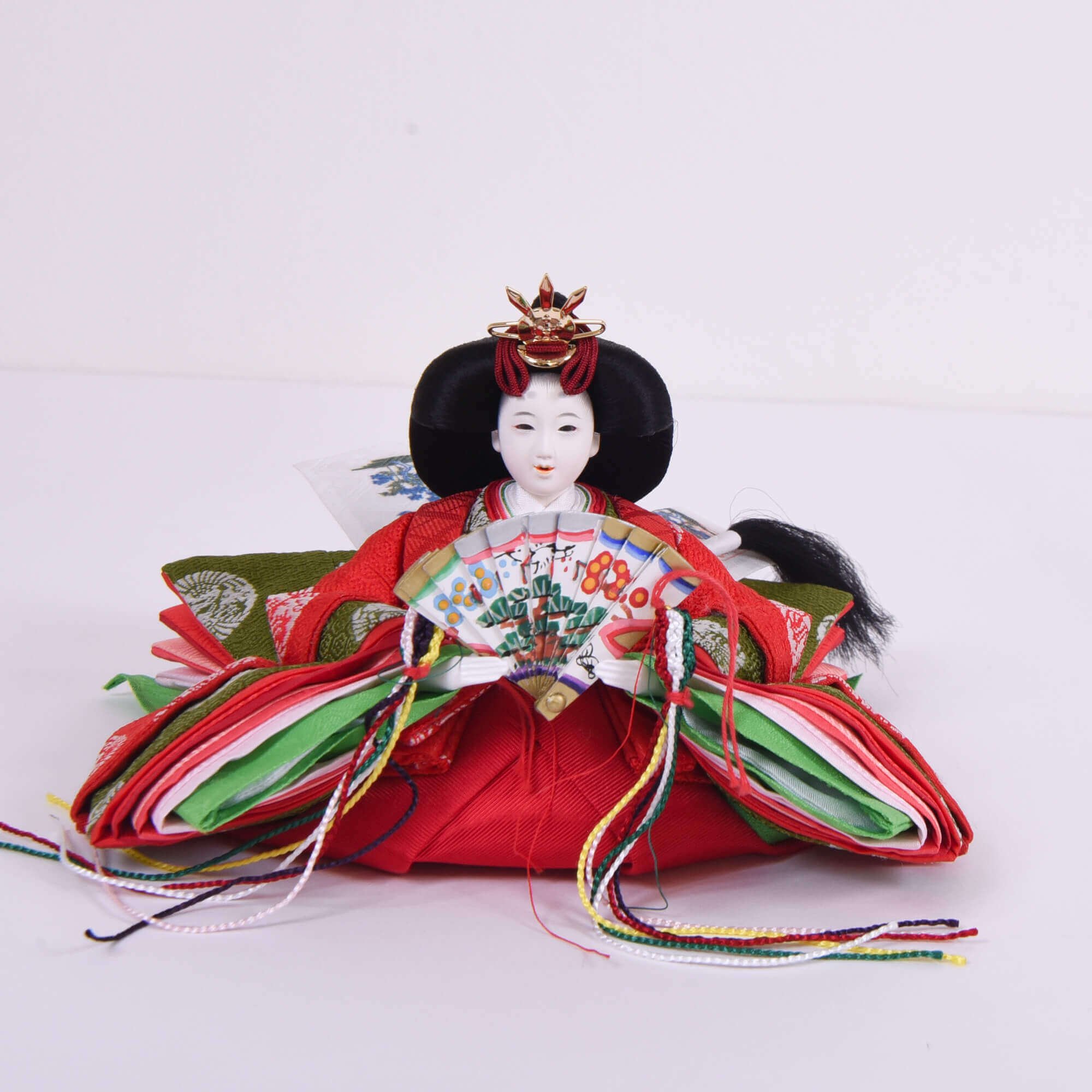 雛人形 柳/京十三 親王飾り 望月麗光 ケース入り