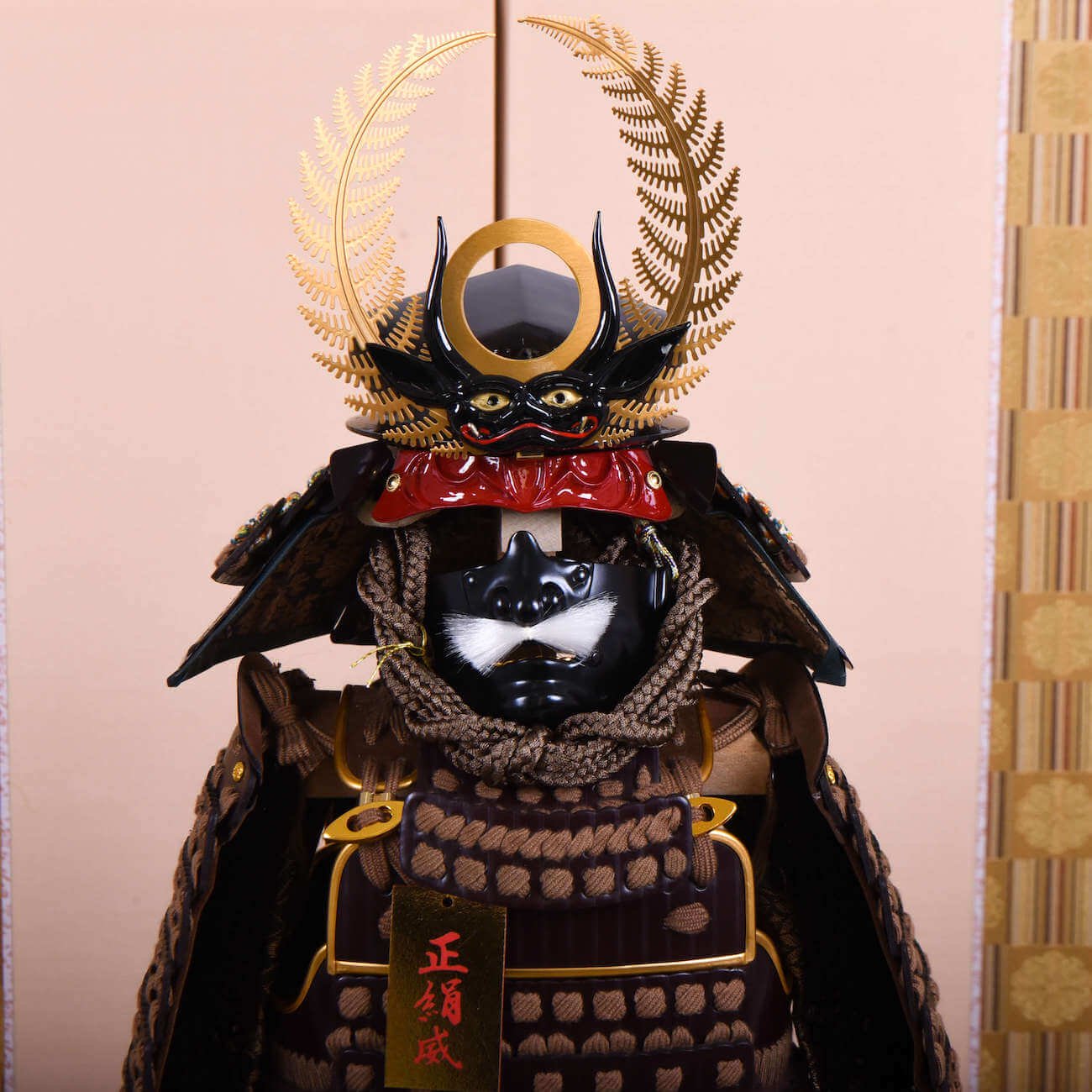 徳川家康 本仕立て革鎧 samurai helmet - 子どもの日