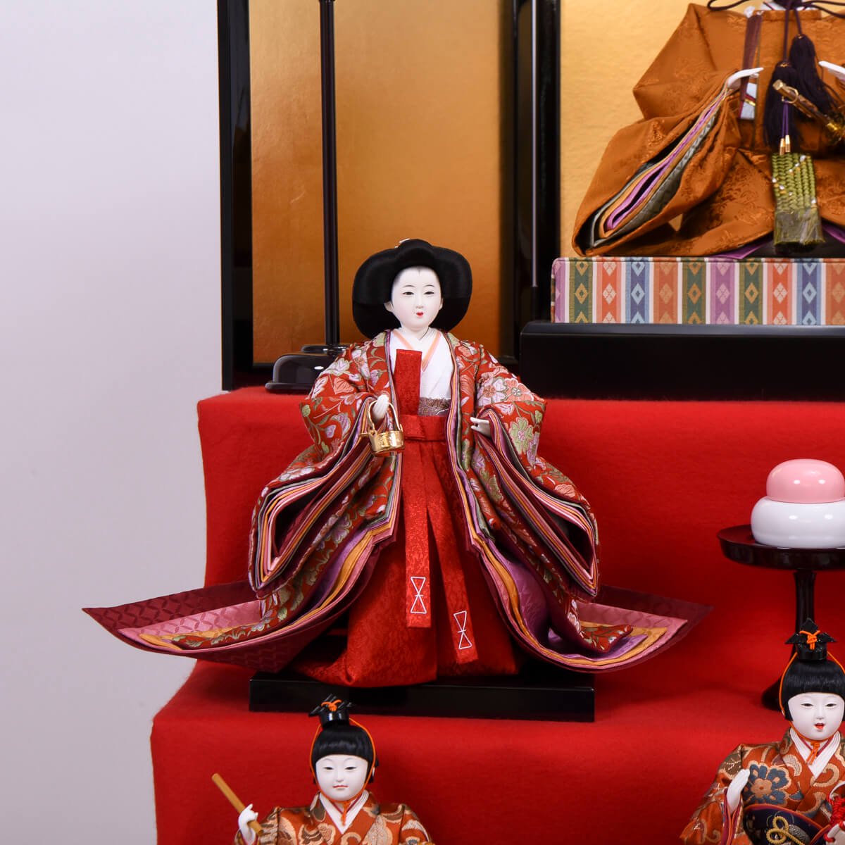 ひな人形 40号七段 十五人飾り 本格 伝統 フルセット