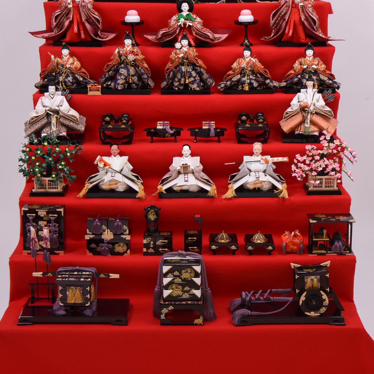 雛人形 七段飾り 十五人飾りフルセット 通販のお買物 - miyomcerrahisi.com
