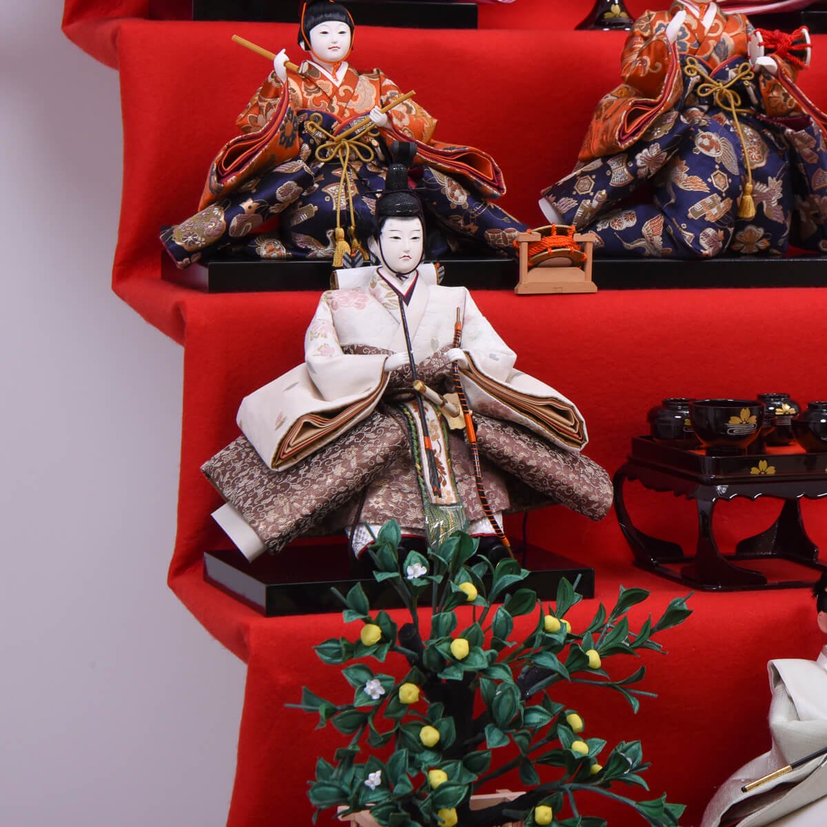 菊水作 七段飾り雛人形 - ひな祭り