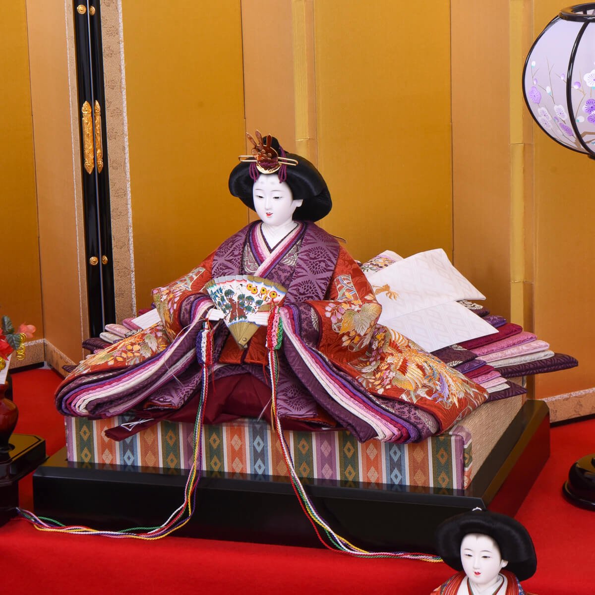 雛人形 7段飾り 愛宝 本仕立十二単高さ約180cmと大きいです - ひな祭り
