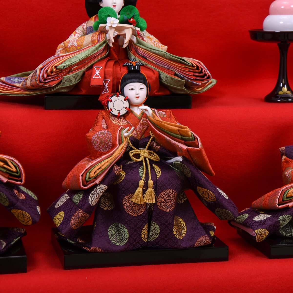 35年前の松寿作の七段飾りの雛人形 一式 - その他