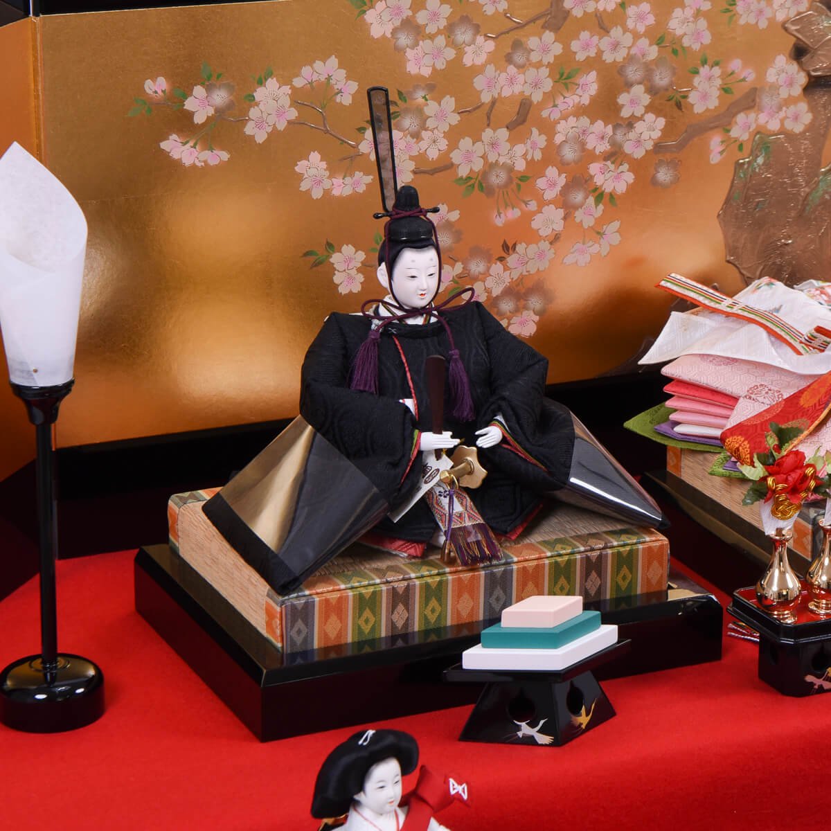 35年前の松寿作の七段飾りの雛人形 一式 - その他
