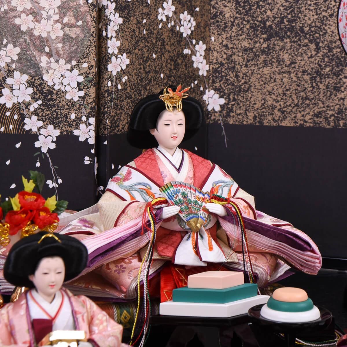 雛人形 大三五 15人飾 十五人飾り 和楽 小倉草園